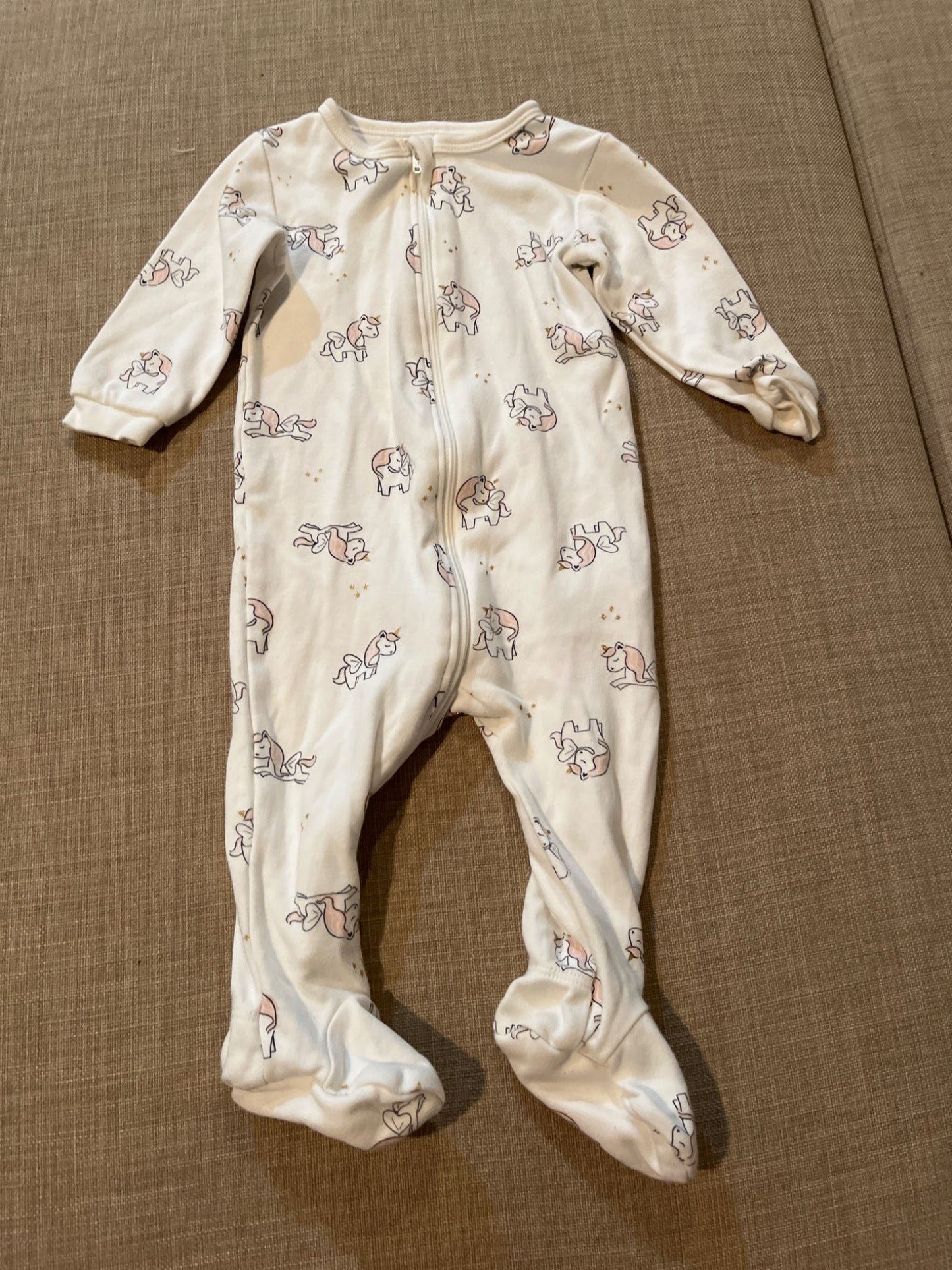 Petit Lem Unicorn Sleeper , Kids 9 Month (6-9M)