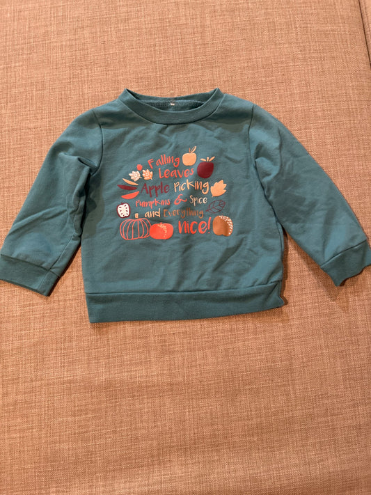 Cozy Fall Sweater , Kids 18 Month (12-18M)