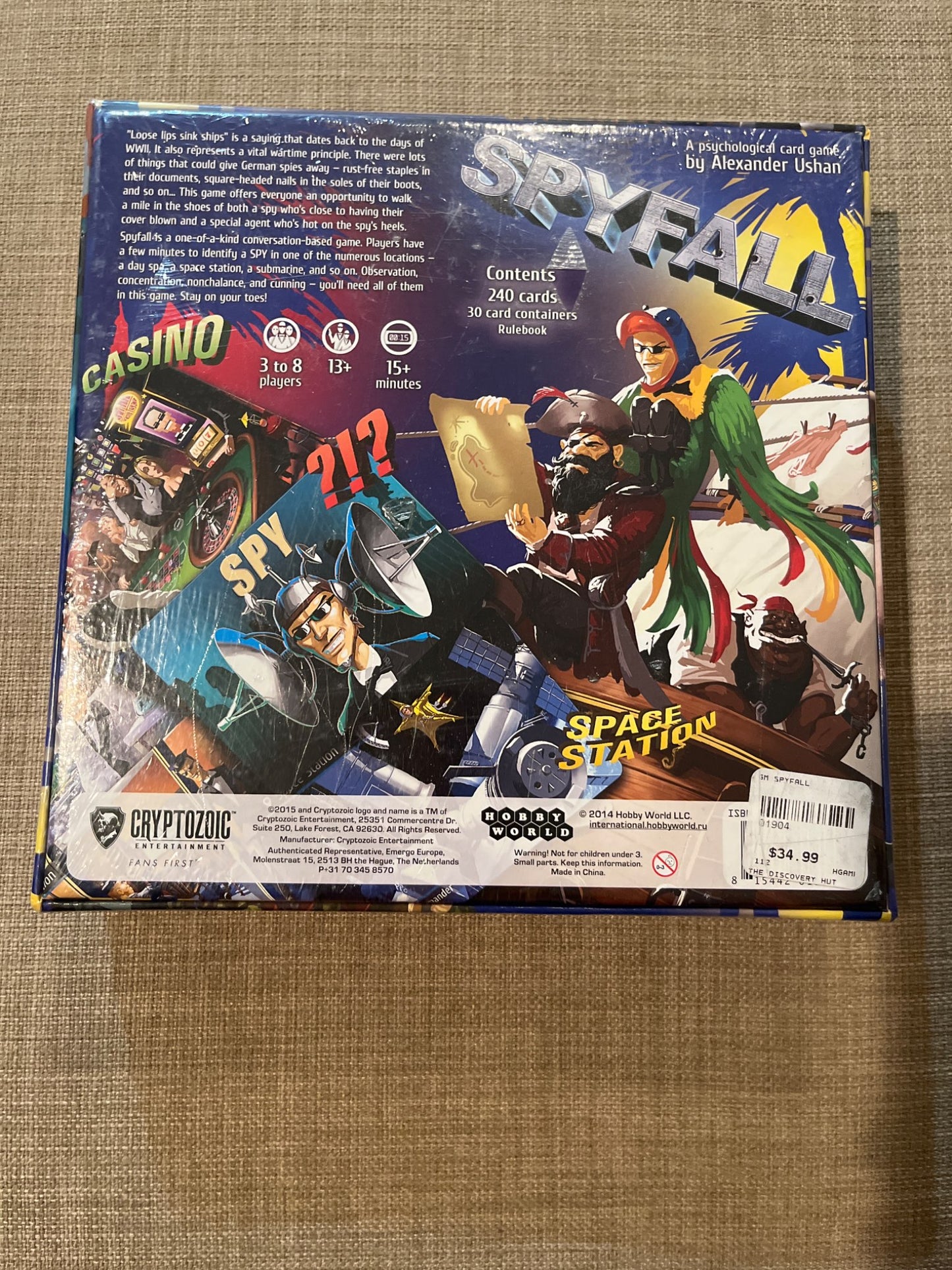 Spyfall Board Game - Brand New in Packaging, retails $34.99