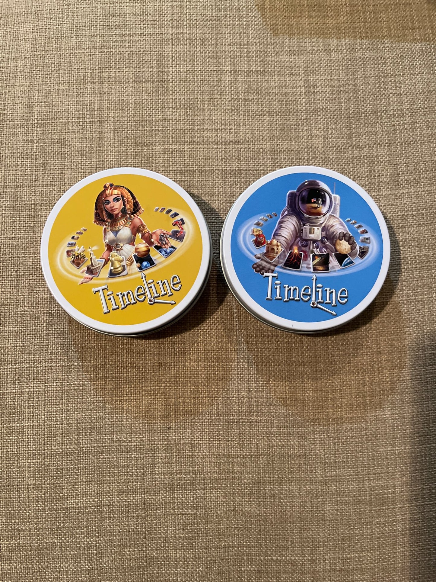 Timeline card games - 2 decks - classic and events versions