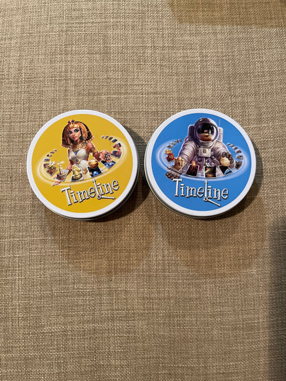 Timeline card games - 2 decks - classic and events versions