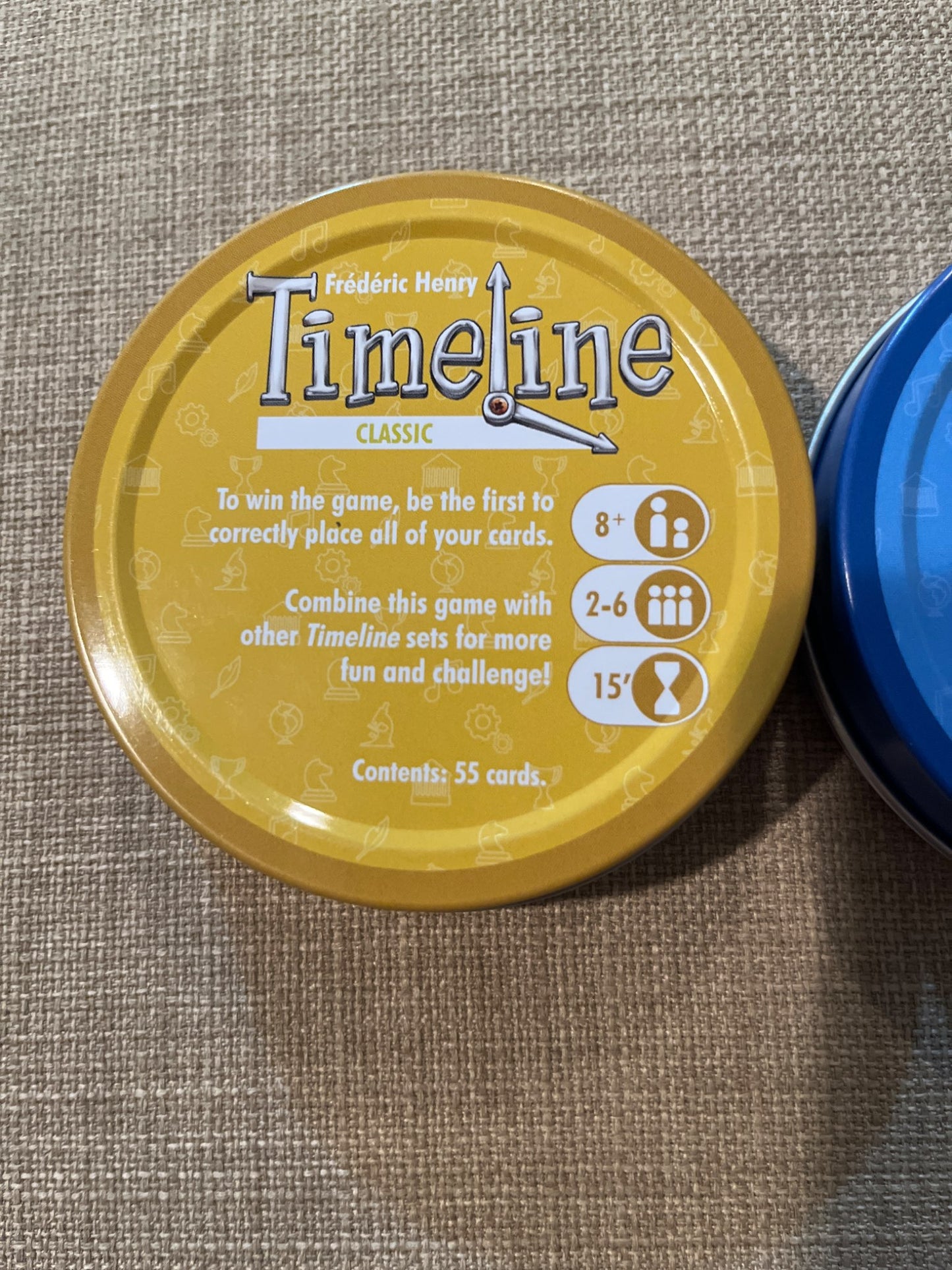 Timeline card games - 2 decks - classic and events versions