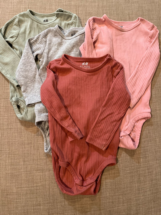 H&M 9-12 months bodysuit bundle , Kids 12 Month (9-12M)