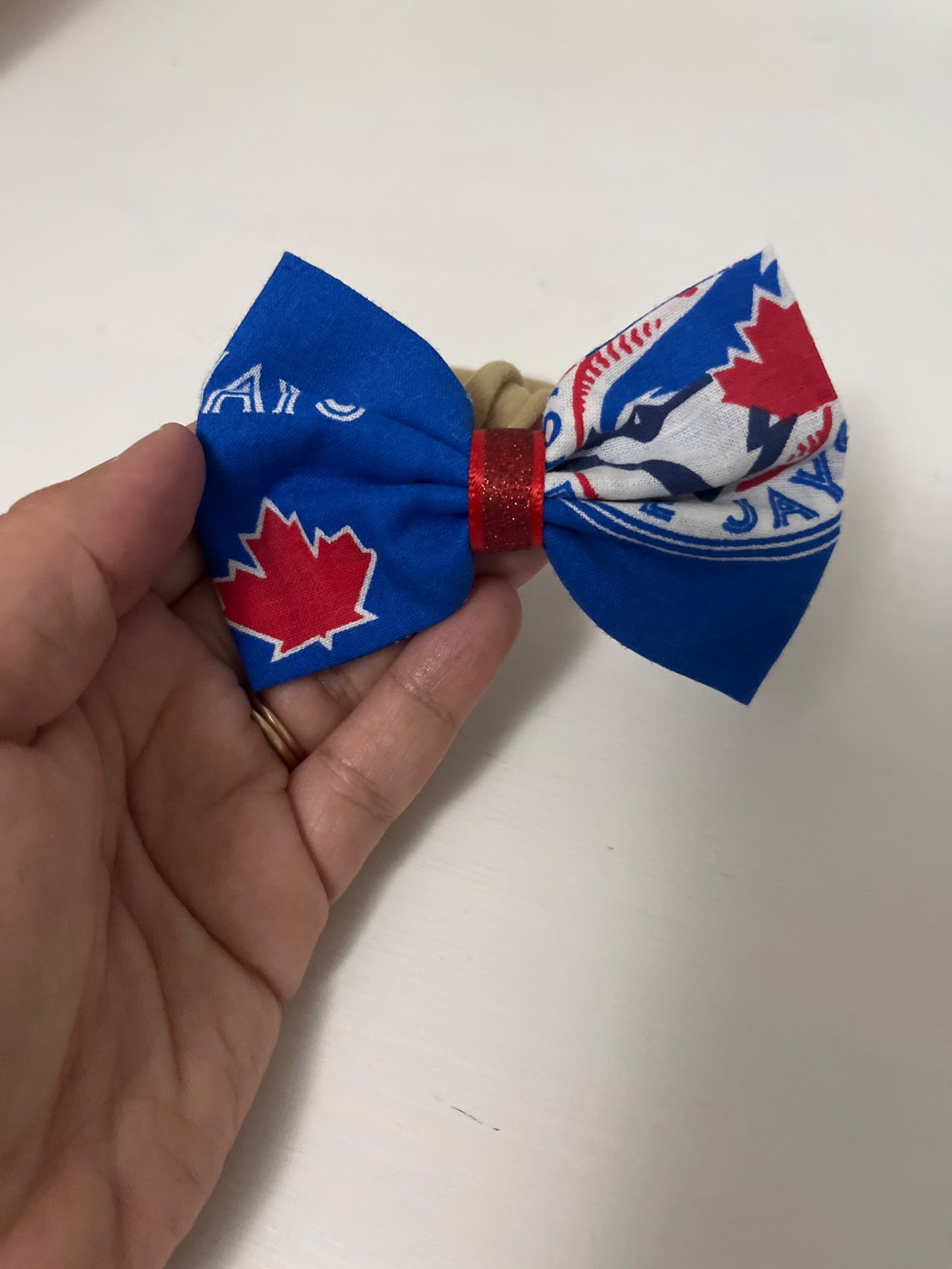 Toronto Blue Jay Baby Bow