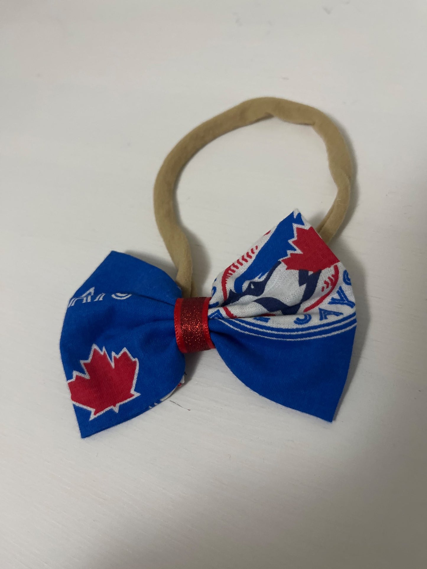Toronto Blue Jay Baby Bow