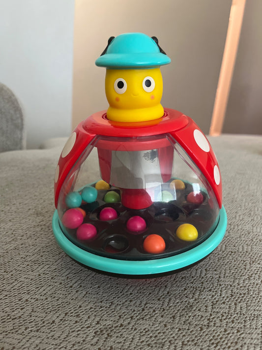 Battat Ladybug Pushtop Ball Popper, retails $21.99