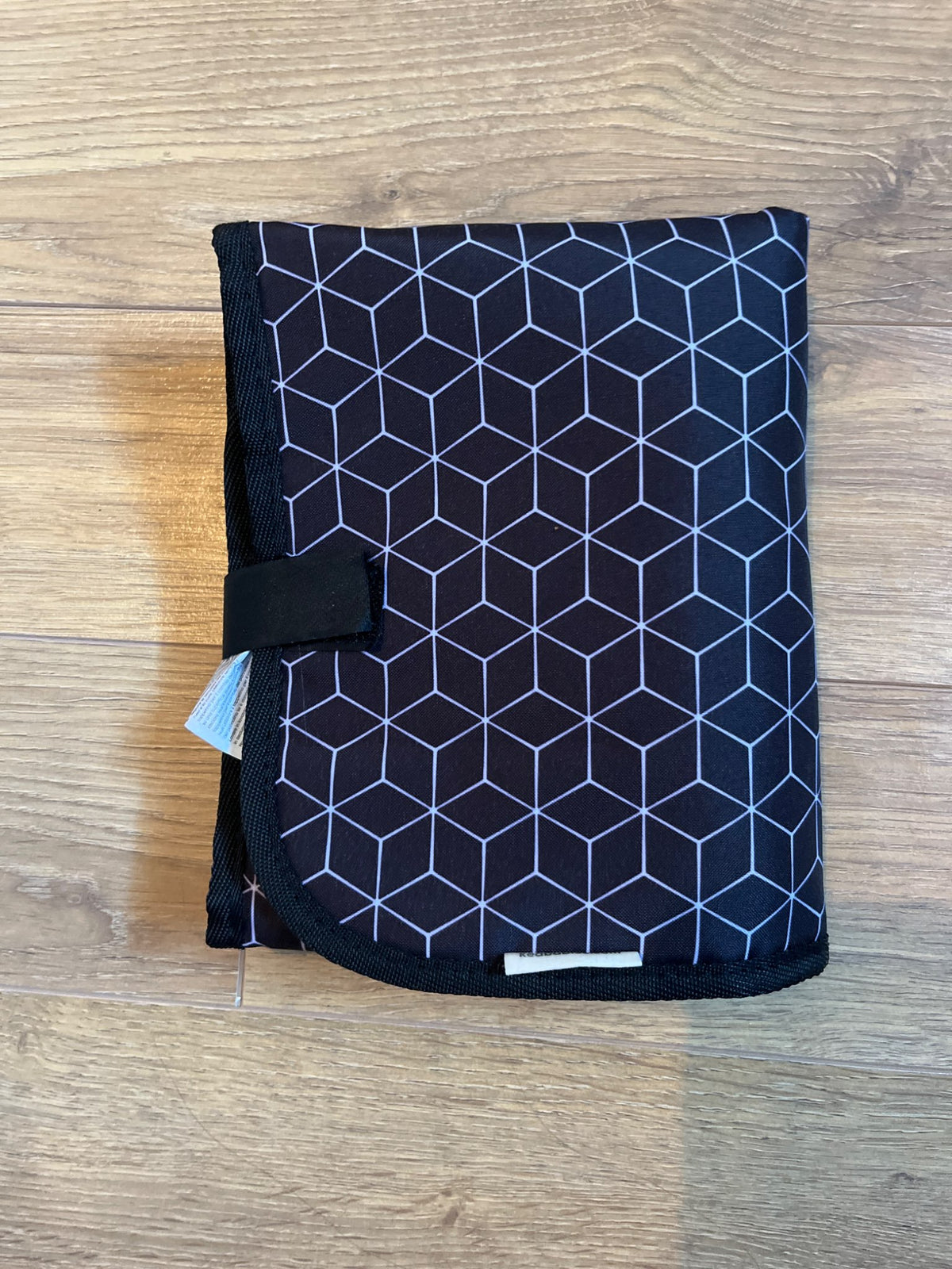 KeaBabies Portable Diaper Changing Pad, Easy Wipe Clean, 25x13 (Black Geo)