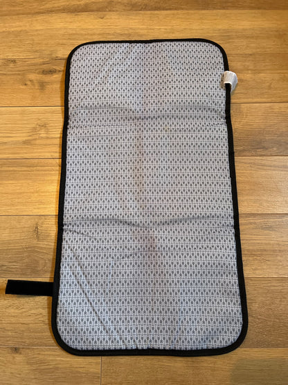 KeaBabies Portable Diaper Changing Pad, Easy Wipe Clean, 25x13 (Black Geo)