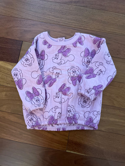 Minnie Mouse Jean Dress Outfit , Kids 12 Month (9-12M)