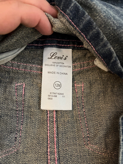 Levi’s denim overalls size 12 months , Kids 12 Month (9-12M)