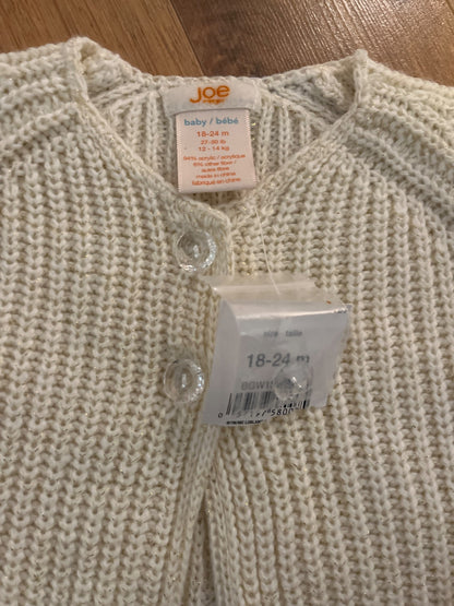 Brand new cardigan with 2 pairs of jeans