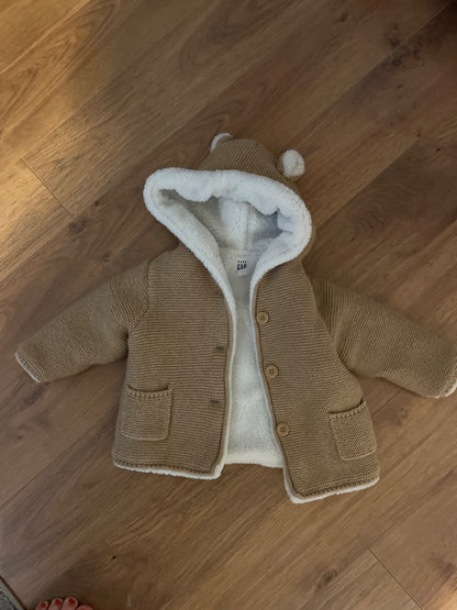 Baby Gap Warm Sweater with ears , Kids 12 Month (9-12M)