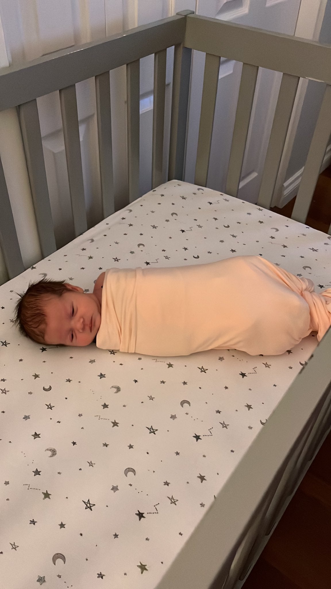 Copper Pearl Swaddle Blanket in Blush, Retails $39.99, 0-6 Months (Small)