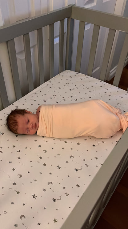 Copper Pearl Swaddle Blanket in Blush, Retails $39.99, 0-6 Months (Small)