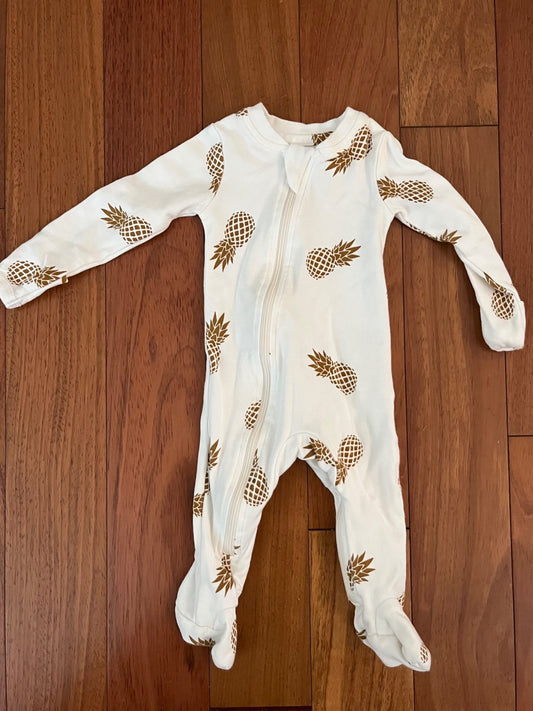 Pineapple Zippy Jamz Sleeper , Kids 3 Month (0-3M)