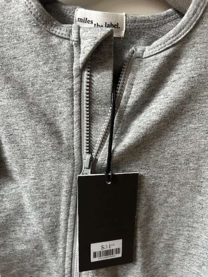 NWT, Miles the Label Romper, Grey 6M, Kids 6 Month (3-6M)