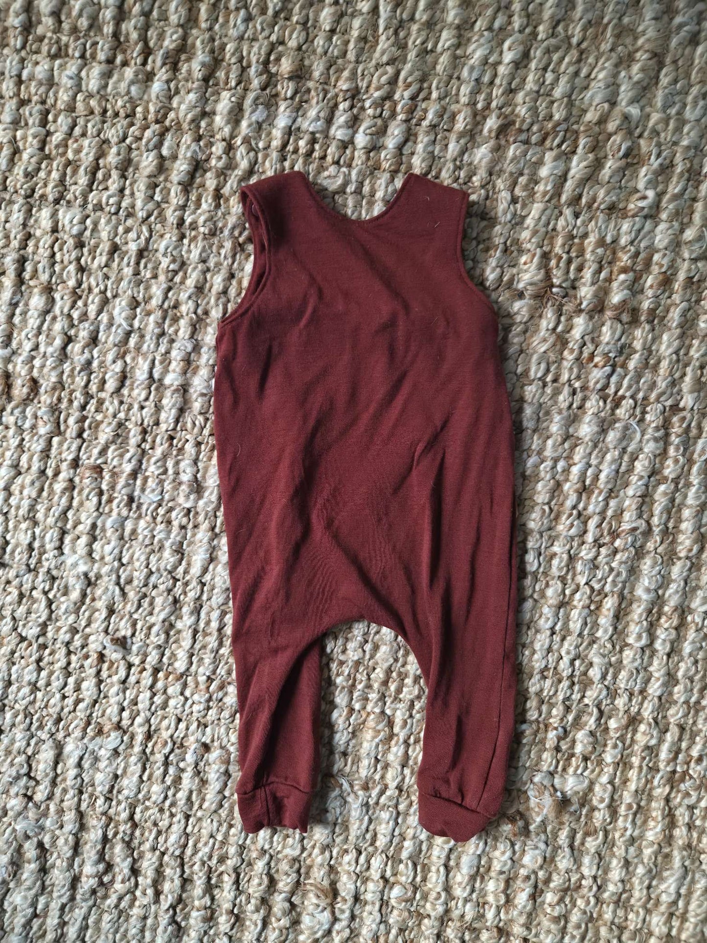 100% Merino Wool Rust Overalls (Retail $81), Kids 18 Month (12-18M)