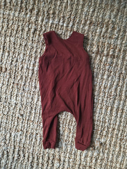 100% Merino Wool Rust Overalls (Retail $81), Kids 18 Month (12-18M)