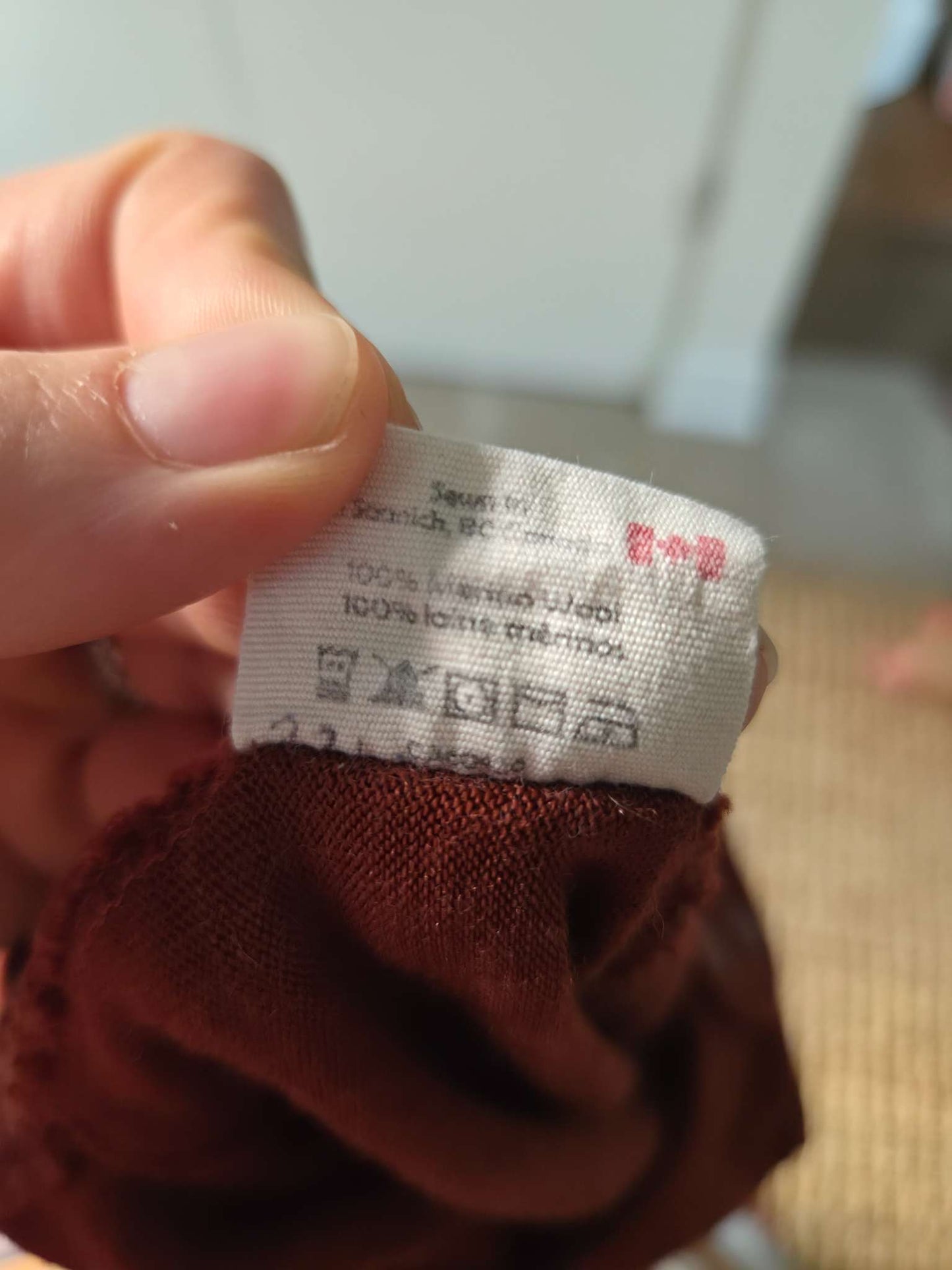 100% Merino Wool Rust Overalls (Retail $81), Kids 18 Month (12-18M)