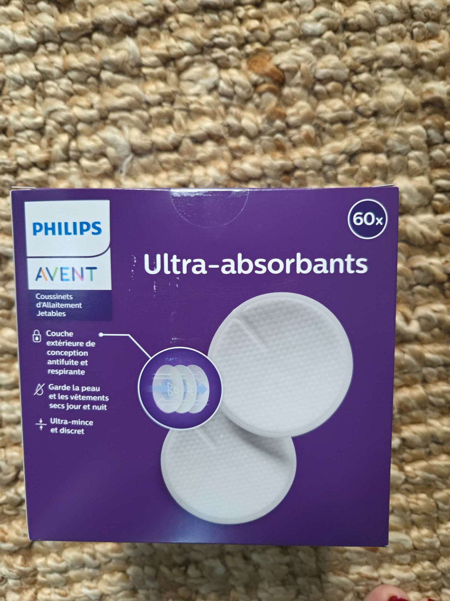 New Sealed Box: 60 Disposal Breat Pads
