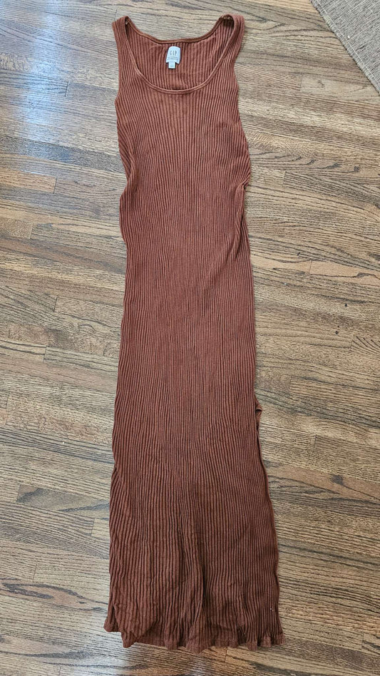 Brown Maternity Dress, Maternity L (12-14)