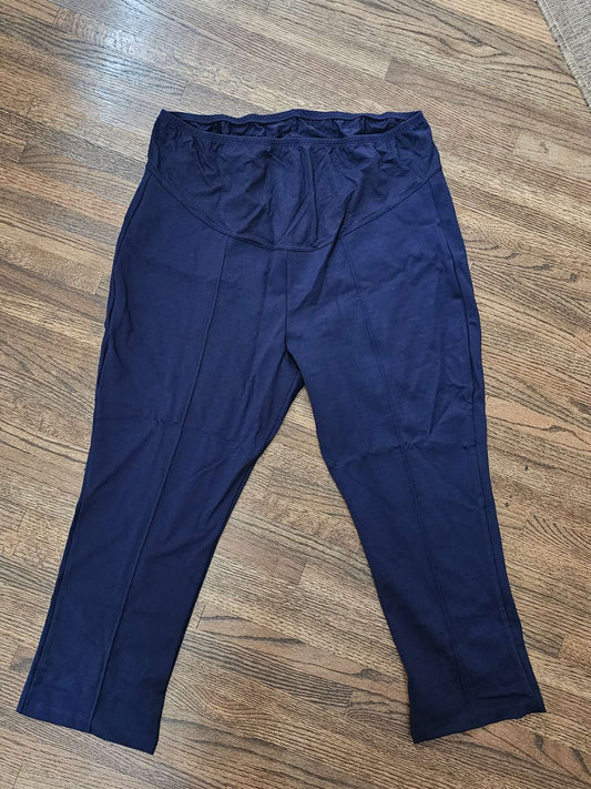 Navy Maternity Pants, Maternity XL (16-18)