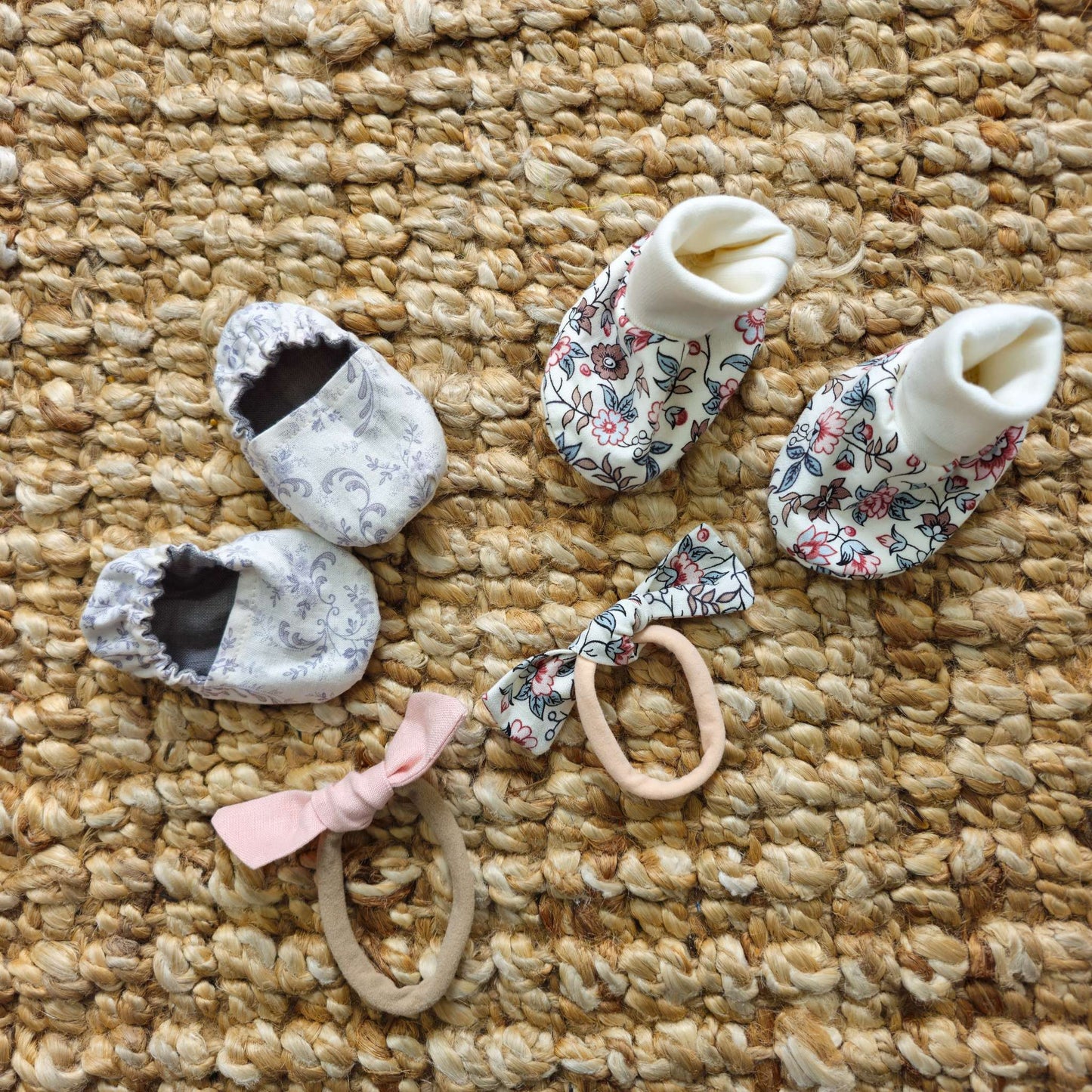 Baby Girl Hair Bows and Booties