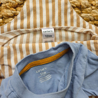 Overall + Tee Set, Kids 12 Month (9-12M)