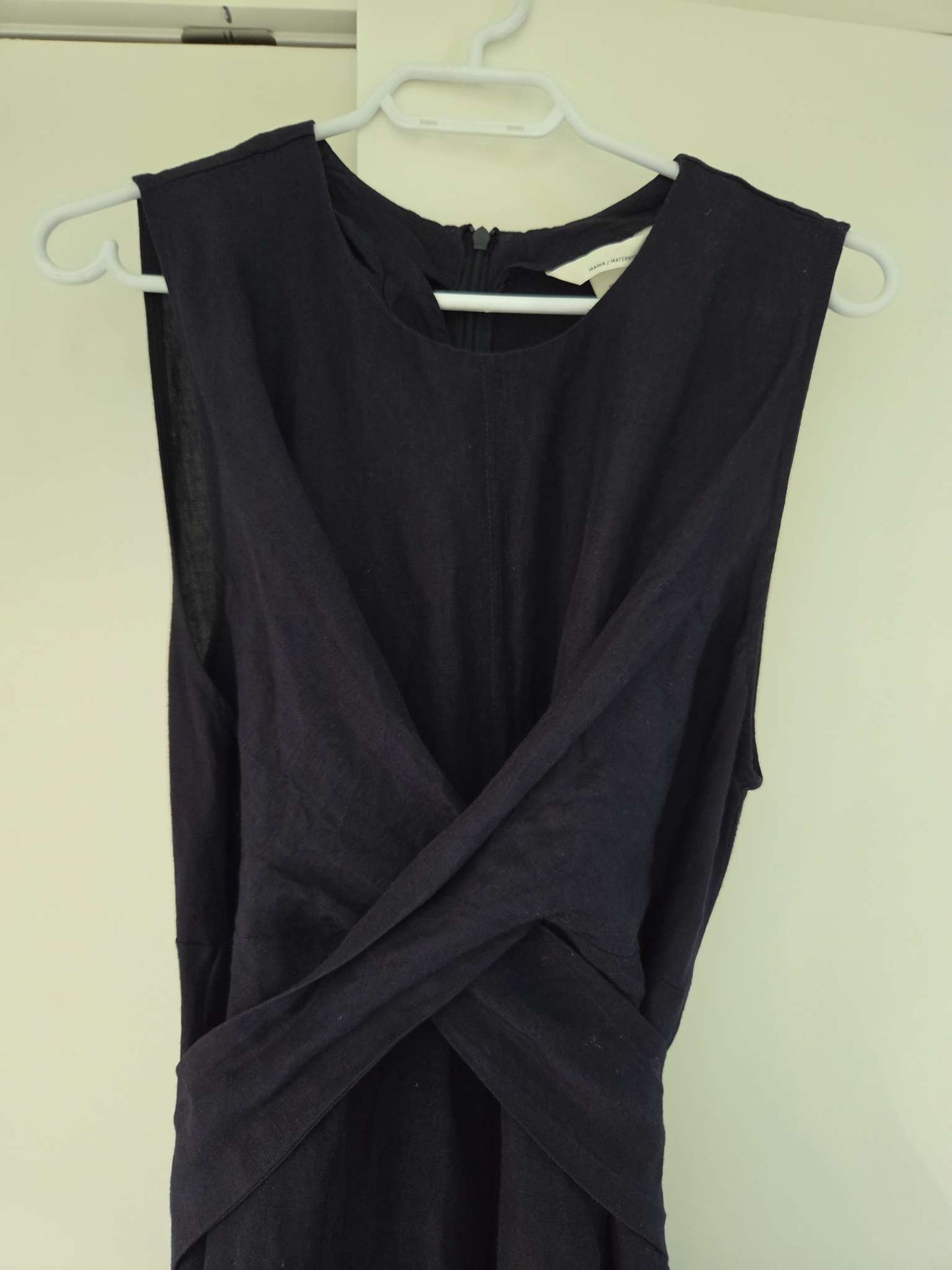 H&M Navy Maternity Dress (Retail $75), Maternity L (12-14)
