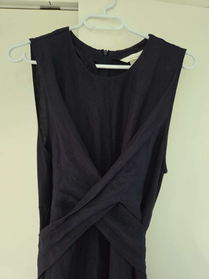H&M Navy Maternity Dress (Retail $75), Maternity L (12-14)
