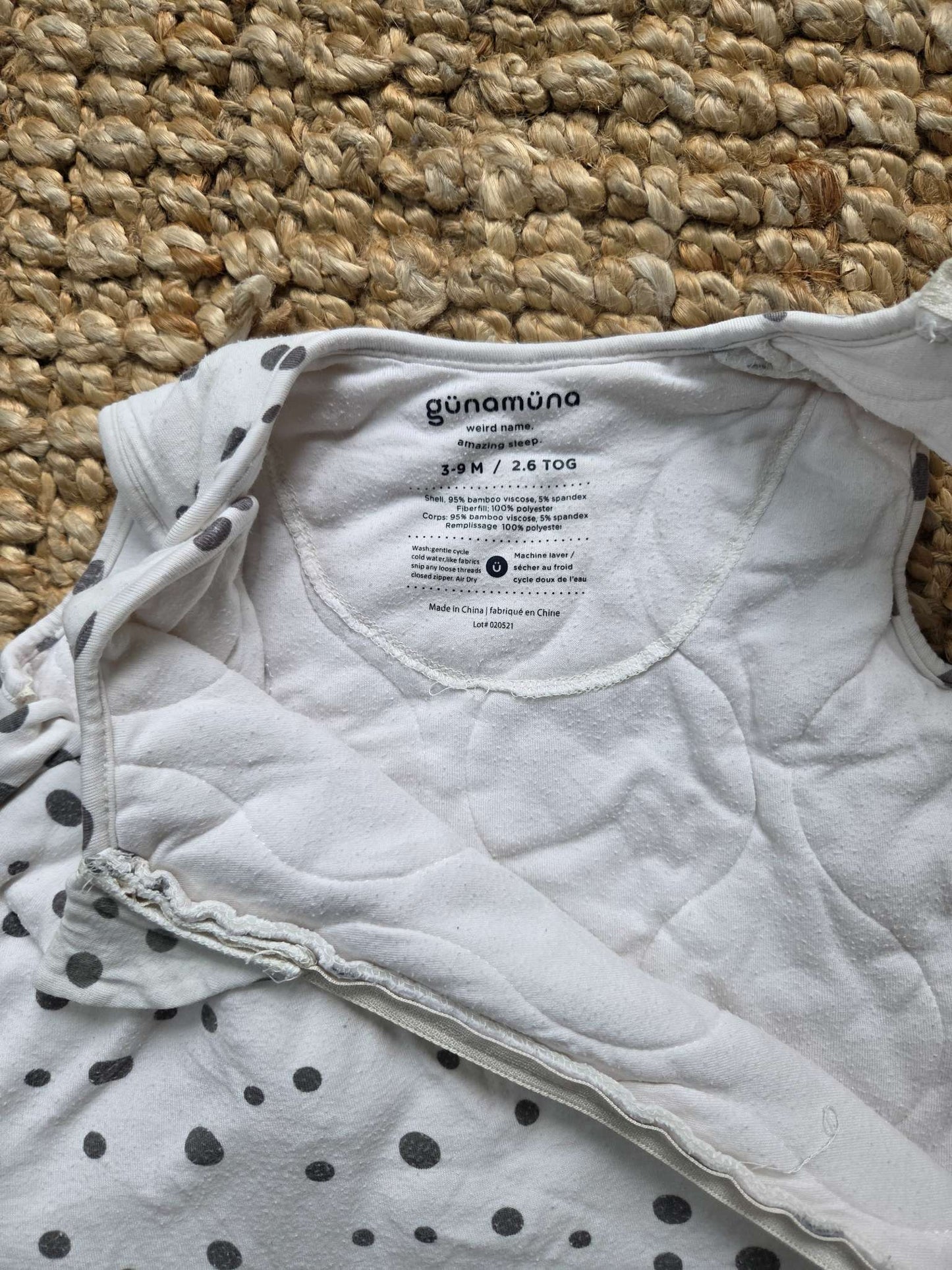 Gunamuna 3M-9M Tog 2.6 Sleep Sack (Retail: $70), 6-12 Months (Medium)