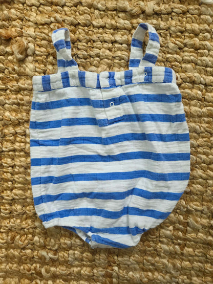 Cotton Gauze Summer Set - Hat and Romper (Retail:40), Kids 9 Month (6-9M)
