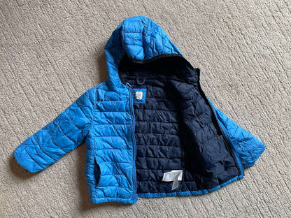 Light blue puffer jacket, Kids 3T