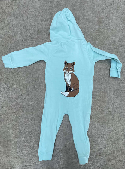 Filemon Kids mint green hooded romper, Kids 2T