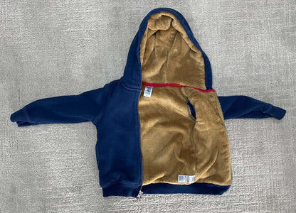 Sherpa-lined zip up hoodie, Kids 2T