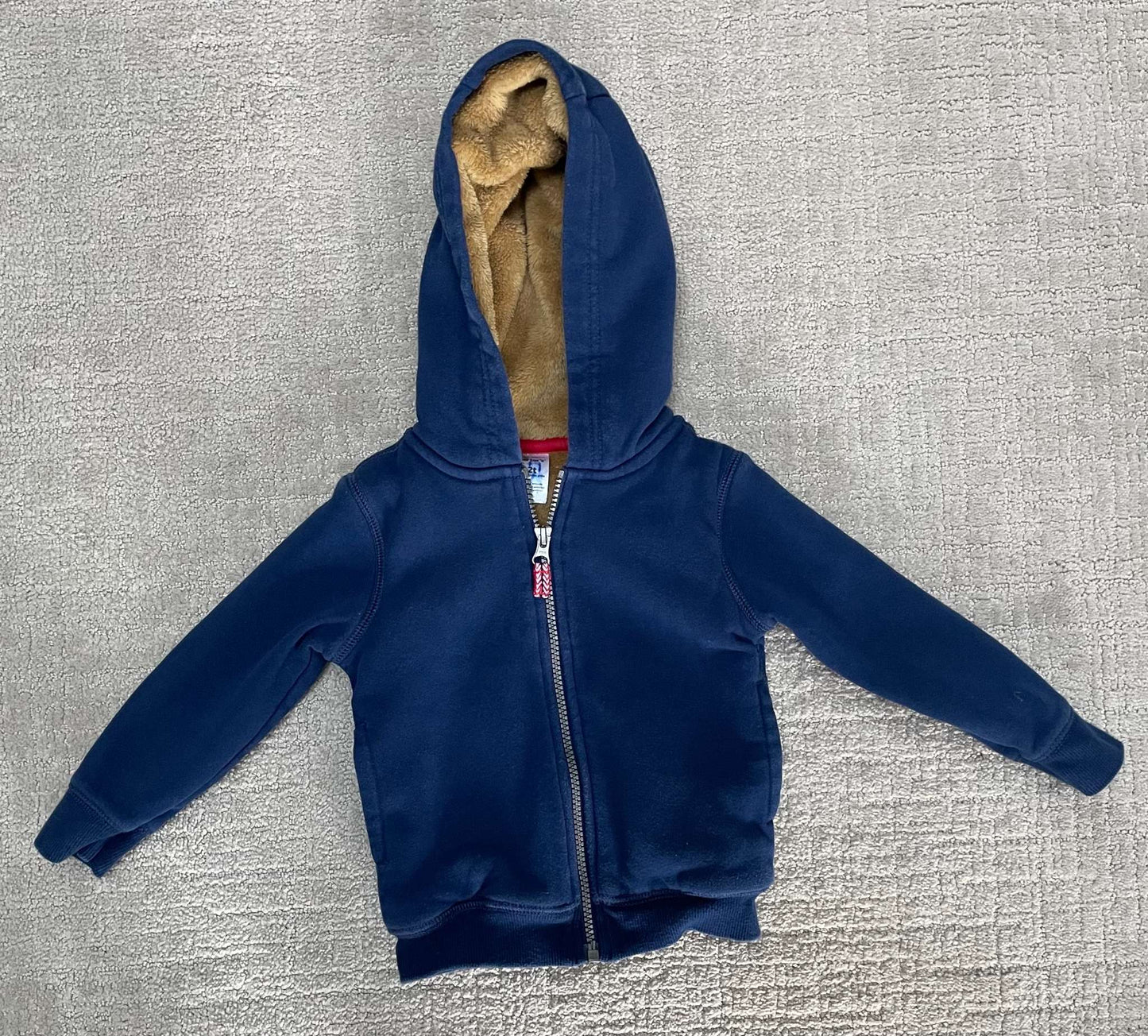 Sherpa-lined zip up hoodie, Kids 2T