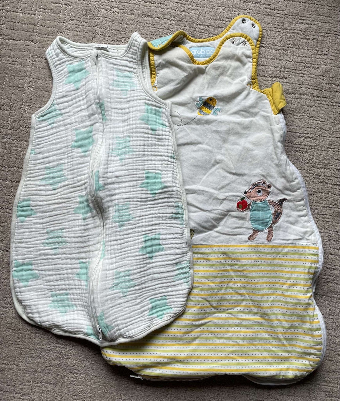 Sleep sack bundle, 0-6 Months (Small)