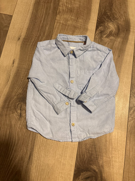 Zara Button Shirt , Kids 12 Month (9-12M)