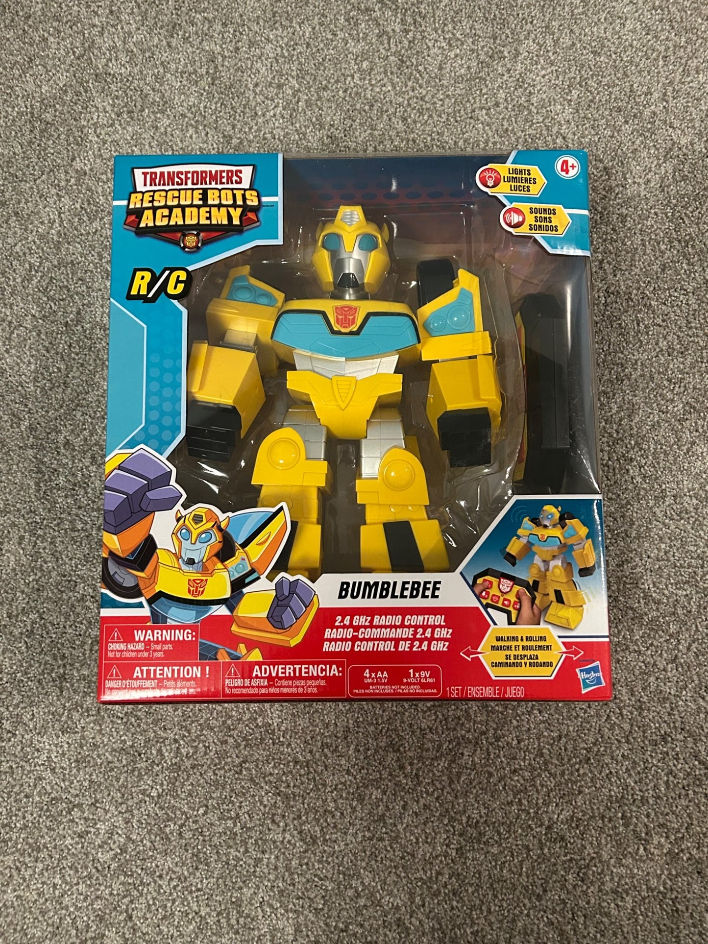 Bumble Bee transformer RC toy, retails for $35