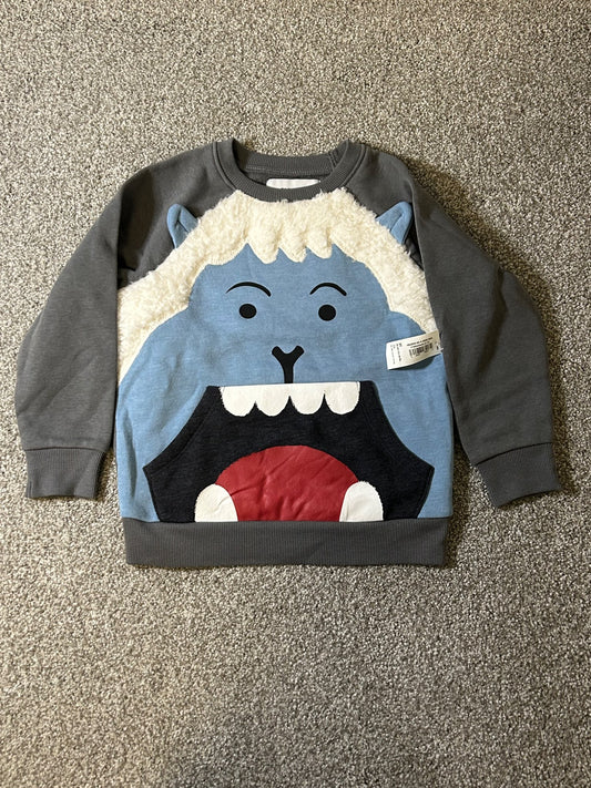 Monster sweat shirt, retails for $40, Kids 3T