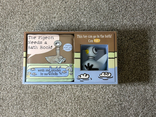 The Pigeon Needs a Bath Book, retails for $20