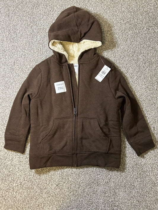 4T old navy Sherpa lined hoodie, retails for $35, Kids 4/4T