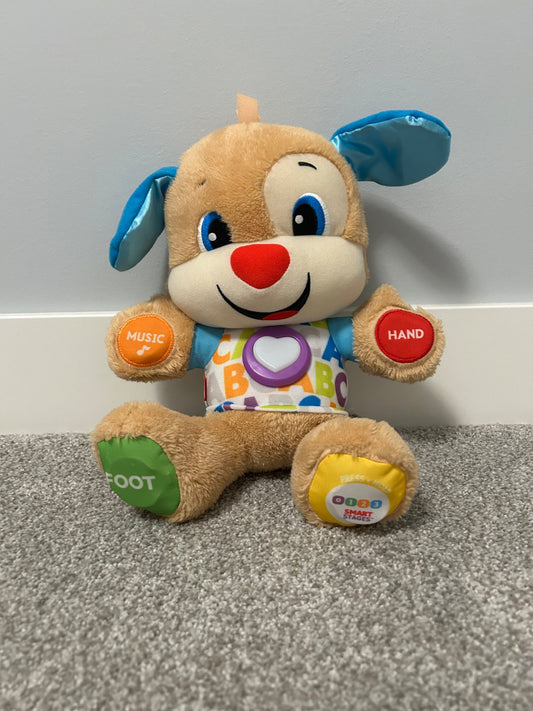 Fisher Price laugh and learn smart stages puppy, English version, retails for $30