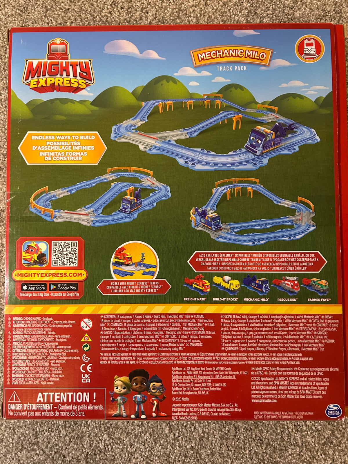 Mighty express train sets (2) - retails for $100