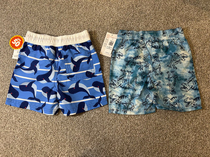 3T Old navy and George swim shorts - retails $25, Kids 3T