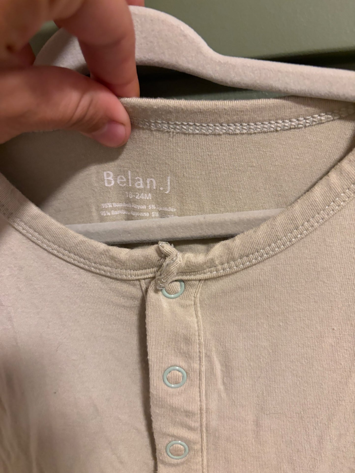 Belan.J Henley romper , Kids 24 Month (18-24M)