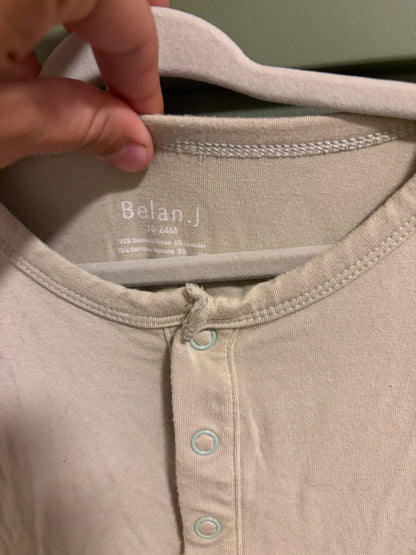 Belan.J Henley romper , Kids 24 Month (18-24M)