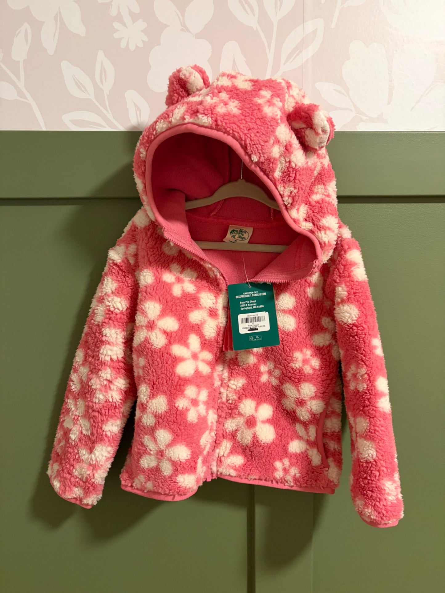 Bass Pro shops fleece coat, Kids 2T