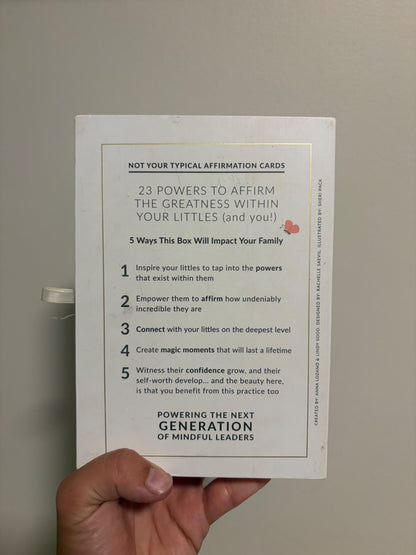 Love Powered Affirmation cards