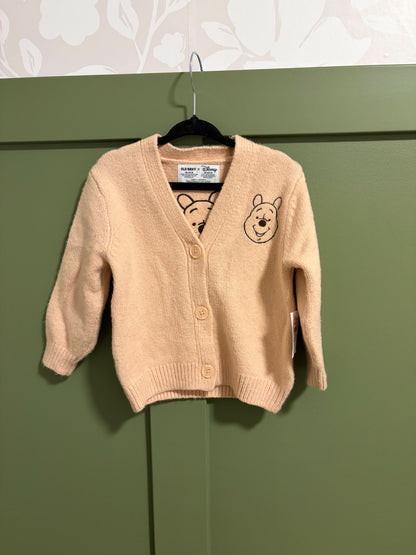 Old navy Winnie the Pooh cardigan , Kids 24 Month (18-24M)